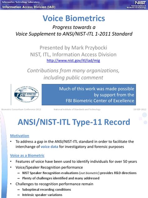 nist biometric standards pdf